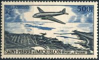 St. Pierre ja Miquelon 1956 - Airmail Port of St. Pierre St. Pierre ja Miquelon 1956 - Airmail Port of St. Pierre