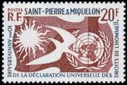 St. Pierre ja Miquelon 1958 - 10th anniv. of the Human Rights St. Pierre ja Miquelon 1958 - 10th anniv. of the Human Rights
