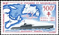 St. Pierre ja Miquelon 1962 - 20th anniversary of the territory to Free France St. Pierre ja Miquelon 1962 - 20th anniversary of the territory to Free France