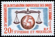 St. Pierre ja Miquelon 1963 - 15th anniv. of the Human Rights St. Pierre ja Miquelon 1963 - 15th anniv. of the Human Rights