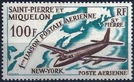 St. Pierre ja Miquelon 1964 - First Airmail flight Saint-Pierre - New York