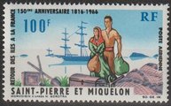 St. Pierre ja Miquelon 1966 - 150th anniv. the return of the islands to France St. Pierre ja Miquelon 1966 - 150th anniv. the return of the islands to France