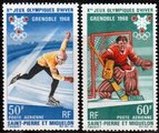 St. Pierre ja Miquelon 1968 - Olympic Winter Games, Grenoble (2) St. Pierre ja Miquelon 1968 - Olympic Winter Games, Grenoble (2)