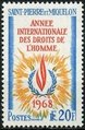 St. Pierre ja Miquelon 1968 - International Year of Human Rights