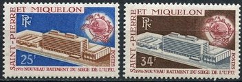 St. Pierre ja Miquelon 1970 - New headquarters building of the U. P.U. (2) St. Pierre ja Miquelon 1970 - New headquarters building of the U. P.U. (2)