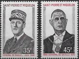 St. Pierre ja Miquelon 1971 - General de Gaulle (2) St. Pierre ja Miquelon 1971 - General de Gaulle (2)