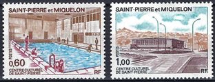 St. Pierre ja Miquelon 1973 - Saint Pierre Cultural Center (2) St. Pierre ja Miquelon 1973 - Saint Pierre Cultural Center (2)
