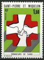 St. Pierre ja Miquelon 1974 - Blood donor St. Pierre ja Miquelon 1974 - Blood donor