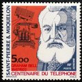 St. Pierre ja Miquelon 1976 - Telephone 100 years St. Pierre ja Miquelon 1976 - Telephone 100 years