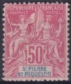 St. Pierre ja Miquelon 1892 - Navigation and Commerce 50c