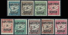 St. Pierre ja Miquelon 1925 - Postage Due Stamps 1925/1927 (9) St. Pierre ja Miquelon 1925 - Postage Due Stamps 1925/1927 (9)