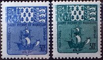 St. Pierre ja Miquelon 1947 - Postage Due Stamps 1947 (30c, 50c) St. Pierre ja Miquelon 1947 - Postage Due Stamps 1947 (30c, 50c)