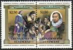 St. Vincent Grenadines 1983 - British Monarch 11+12/12 - James I & Gunpowder Plot, pair