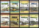 St. Vincent Grenadines 1984 - Locomotives I (8x2 -pairs)