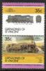 St. Vincent Grenadines 1984 - Locomotives II 7+8/12 - Class E10 Japan, pair St. Vincent Grenadines 1984 - Locomotives II 7+8/12 - Class E10 Japan, pair