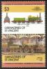 St. Vincent Grenadines 1985 - Locomotives V 7+8/8 - Fire Fly UK, pair St. Vincent Grenadines 1985 - Locomotives V 7+8/8 - Fire Fly UK, pair