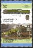 St. Vincent Grenadines 1986 - Locomotives VI 13+14/16 - Clan Class UK, pair St. Vincent Grenadines 1986 - Locomotives VI 13+14/16 - Clan Class UK, pair