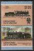 St. Vincent Grenadines 1987 - Locomotives VII 13+14/16 - Class P-69 US, pair St. Vincent Grenadines 1987 - Locomotives VII 13+14/16 - Class P-69 US, pair