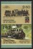St. Vincent Grenadines 1987 - Locomotives VII 15+16/16 - Class 60-3 Shay US, pair St. Vincent Grenadines 1987 - Locomotives VII 15+16/16 - Class 60-3 Shay US, pair
