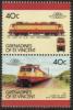 St. Vincent Grenadines 1987 - Locomotives VIII 3+4/16 - Class 120 Germany, pair St. Vincent Grenadines 1987 - Locomotives VIII 3+4/16 - Class 120 Germany, pair