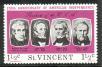 St. Vincent 1975 - US Presidents 3/10 - Harrison, Tyler, Polk, Taylor St. Vincent 1975 - US Presidents 3/10 - Harrison, Tyler, Polk, Taylor