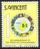 St. Vincent 1983 - 10th anniv. of Caribbean Free Trade Assoc Chaguaramas 4/4 - Flags