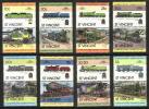 St. Vincent 1983 - Locomotives I (8x2 -pairs) St. Vincent 1983 - Locomotives I (8x2 -pairs)