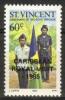 St. Vincent 1985 - CARIBBEAN / ROYAL VISIT - 1985 - overprint 2/8 - Boys Brigade