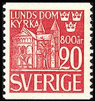 Ruotsi 1946 - Lund Cathedral, 800th anniversary 2/3 A Ruotsi 1946 - Lund Cathedral, 800th anniversary 2/3 A