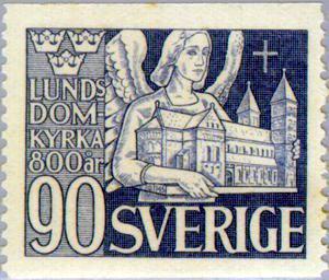Ruotsi 1946 - Lund Cathedral, 800th anniversary 3/3 A Ruotsi 1946 - Lund Cathedral, 800th anniversary 3/3 A