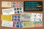 Ruotsi 1981 - Ruotsi postin vuosilajitelma 1981 vihkot Ruotsi 1981 - Ruotsi postin vuosilajitelma 1981 vihkot