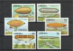 Liberia 1978 - Airships, 75th anniv. of the Zeppelin Liberia 1978 - Airships, 75th anniv. of the Zeppelin