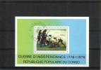 Congo, Brazzaville, Republic of 1976 - Battle of Lexington, Souvenir Sheet