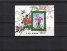 Korea N (DPRK) 1986 - Flowers Souvenir sheet