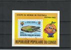 Kongon tasavalta, Brazzaville 1980 - Football World Cup, Spain 1982 Kongon tasavalta, Brazzaville 1980 - Football World Cup, Spain 1982