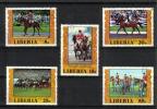 Liberia 1977 - Equestrian gold medal winners in Montreal