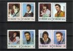 St. Vincent 1985 - ELVIS PRESLEY set scarce overprinted SPECIMEN (4x2 -pairs)