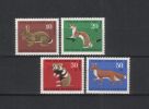 Saksa 1967 - Eläinmerkit Saksa 1967 - Eläinmerkit