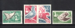 Romania 1965 - Kirjekyyhkyt, postimerkin päivä Romania 1965 - Kirjekyyhkyt, postimerkin päivä