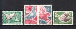 Romania 1965 - Pigeons, Stamp Day