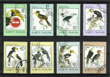 Vietnam 1977 - Protected Birds (8) Vietnam 1977 - Protected Birds (8)