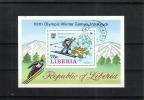 Liberia 1976 - Downhill skiing, Olympic Winter Games, Innsbruck Liberia 1976 - Downhill skiing, Olympic Winter Games, Innsbruck