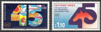 UN Geneva 1990 - United Nations (UN) 45 years (2)