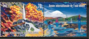 YK Geneve 2003 - International Year of Freshwater (1x2) YK Geneve 2003 - International Year of Freshwater (1x2)