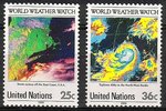 UN New York 1989 - World Weather Watch, 1988 25th Anniv. (2)