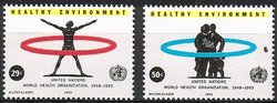 YK New York 1993 - World Health Organization (WHO) 45 years (2) YK New York 1993 - World Health Organization (WHO) 45 years (2)