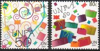 YK New York 2001 - UN Postal Administration, 50th Anniv. (2) YK New York 2001 - UN Postal Administration, 50th Anniv. (2)