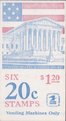 Flag over Supreme Court Booklet (6x 20c)