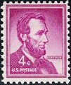USA 1954 - Abraham Lincoln 4c lilac