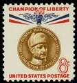 USA 1960 - Champion of Liberty Mannerheim 8c